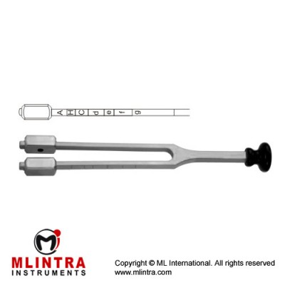 Koenig Tuning Fork Moveable up to g Stainless Steel, Frequency A 109